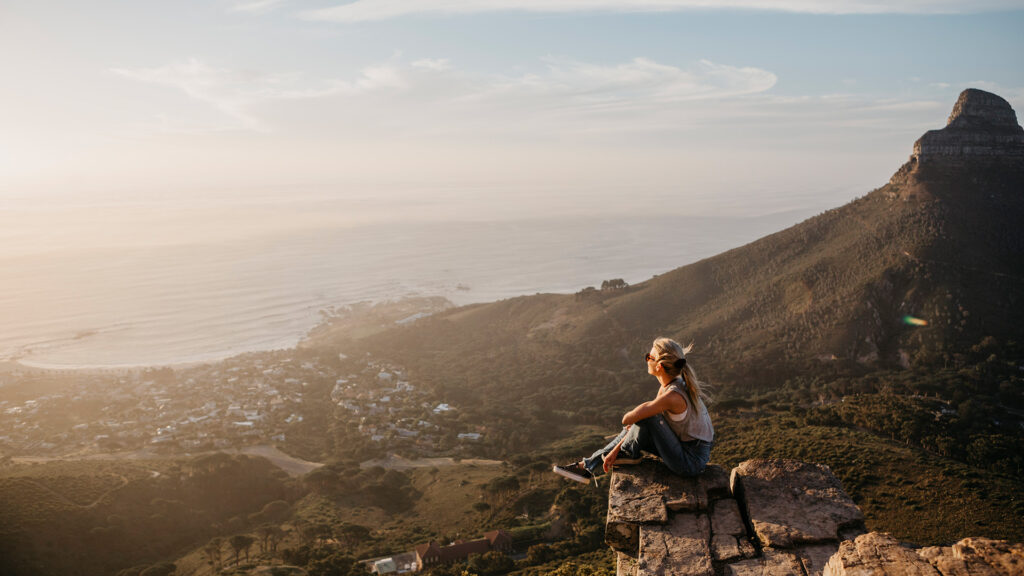 View from a walk above Cape Town